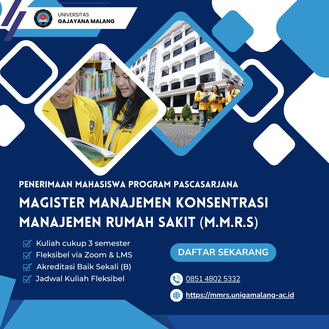 Magister Manajemen Rumah Sakit Universitas Gajayana
