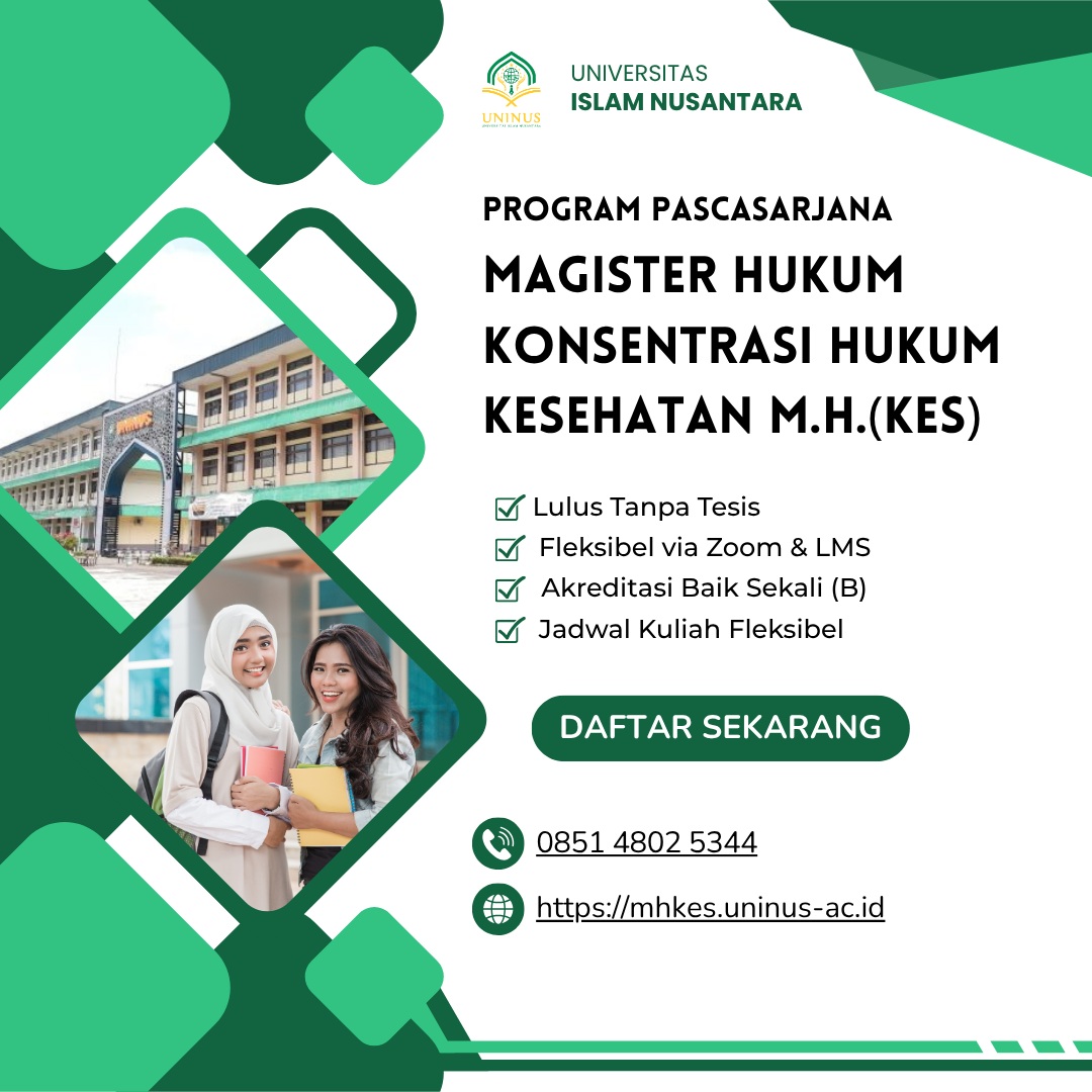 Magister Hukum Kesehatan Universitas Islam Nusantara